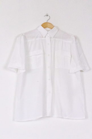 chemise blanche à manches courtes (1)